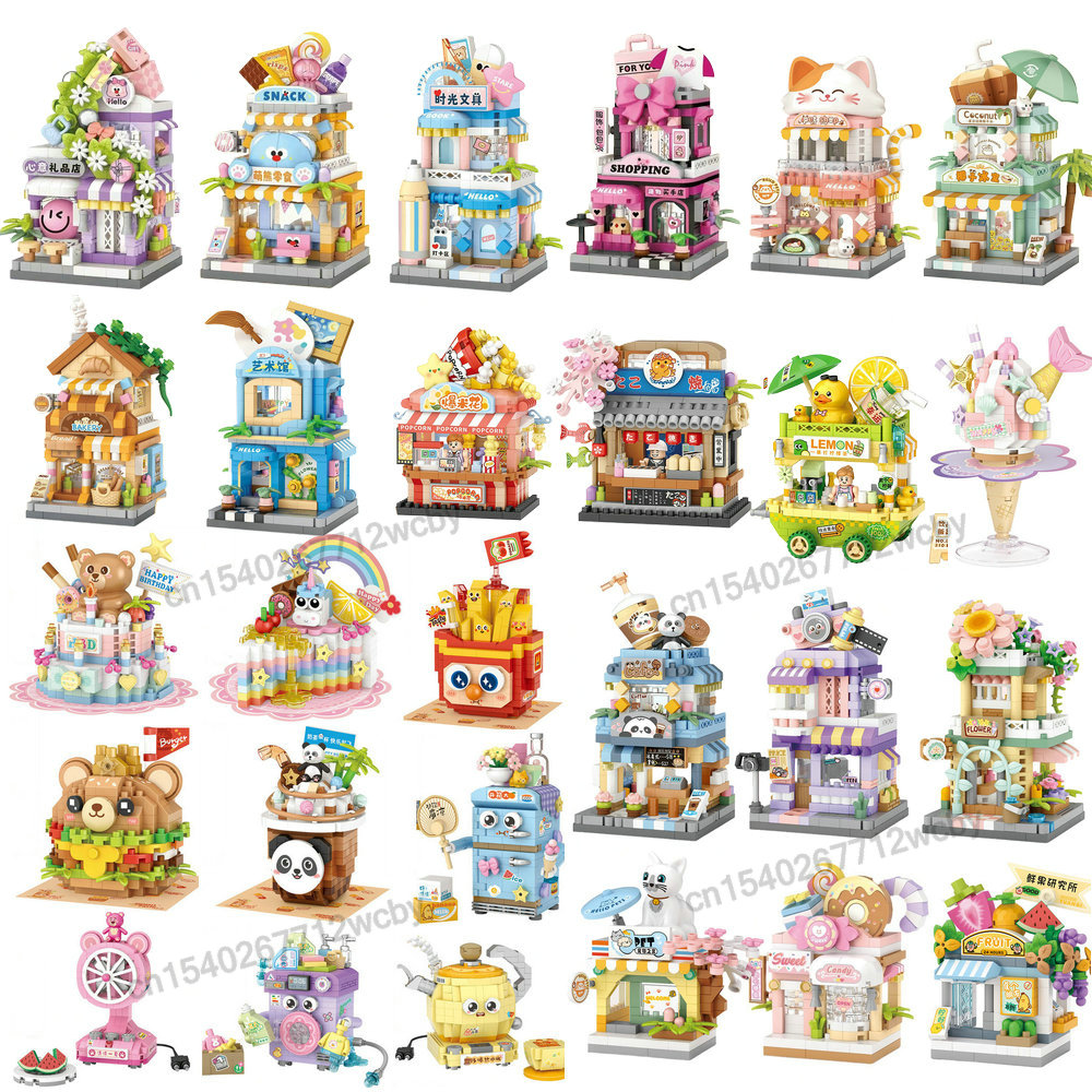Model Kit Wall E - Huis Bouwstenen Huishoudelijke Apparaten Dessert Winkel