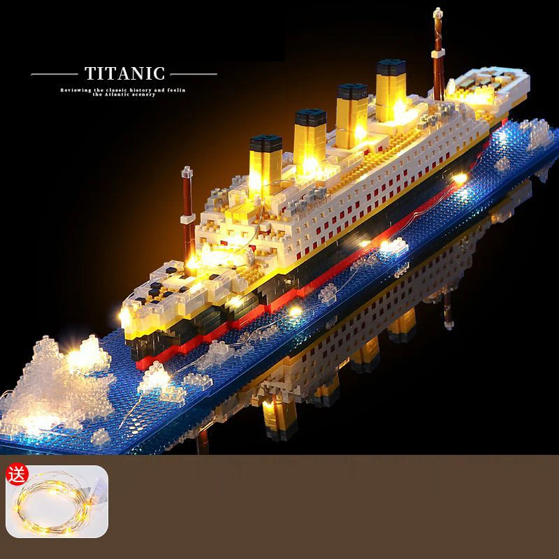 Model Kit Titanic - Titanic Scheepsmodel Kinderspeelgoed Verjaardagscadeau Bouwblok Plastic