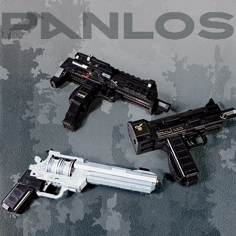 Model Kit Revolver - Revolver Pistool Kit Bakstenen Militaire Kanon