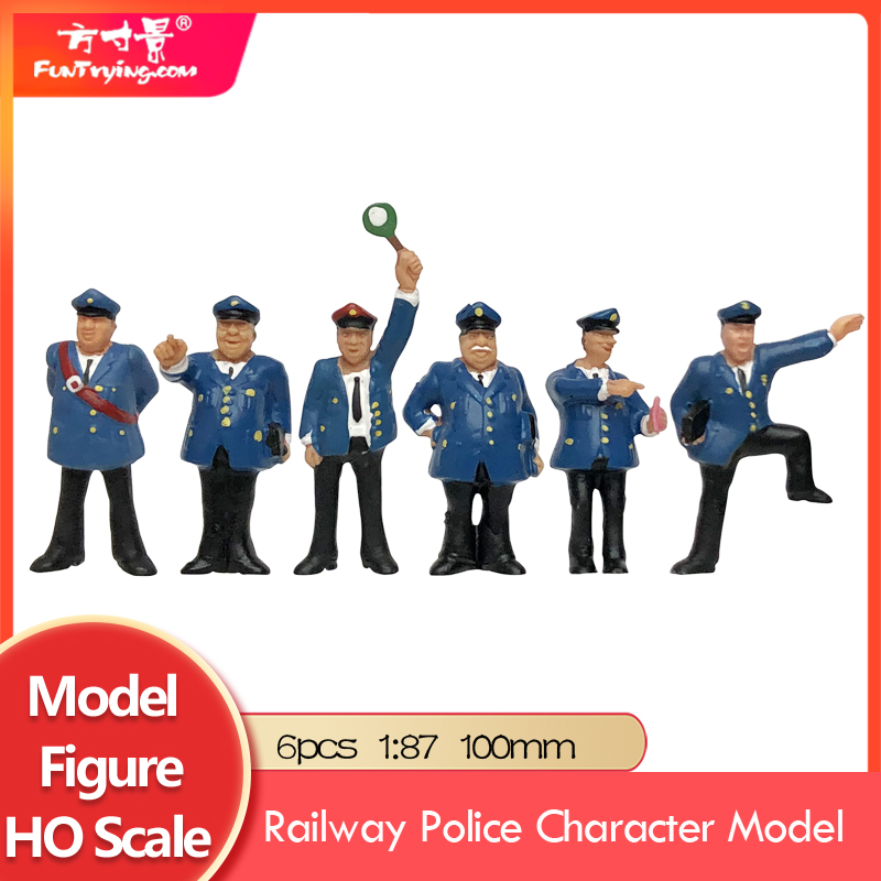 Model Kit Train - 1/87 Ho Model Figuur Set Railway