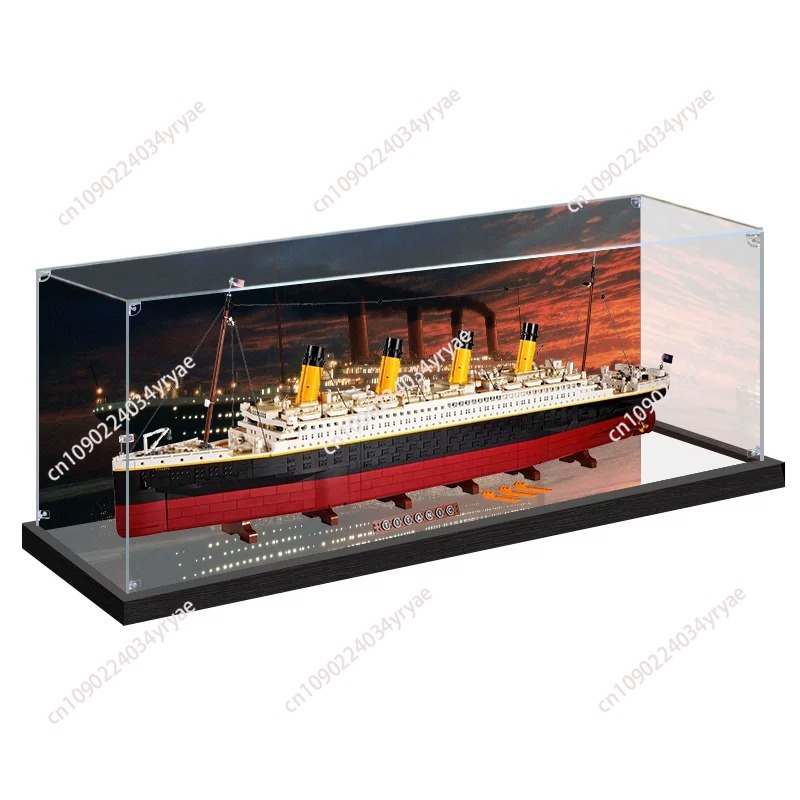 Model Kit Titanic - Transparante acryl displaybox - stofvrije afdekking