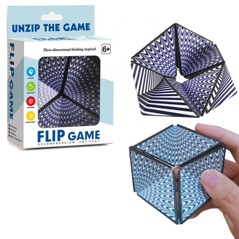 Model Kit Infinite Dimension - Oneindige 3D Magische Kubus Onregelmatige Flip