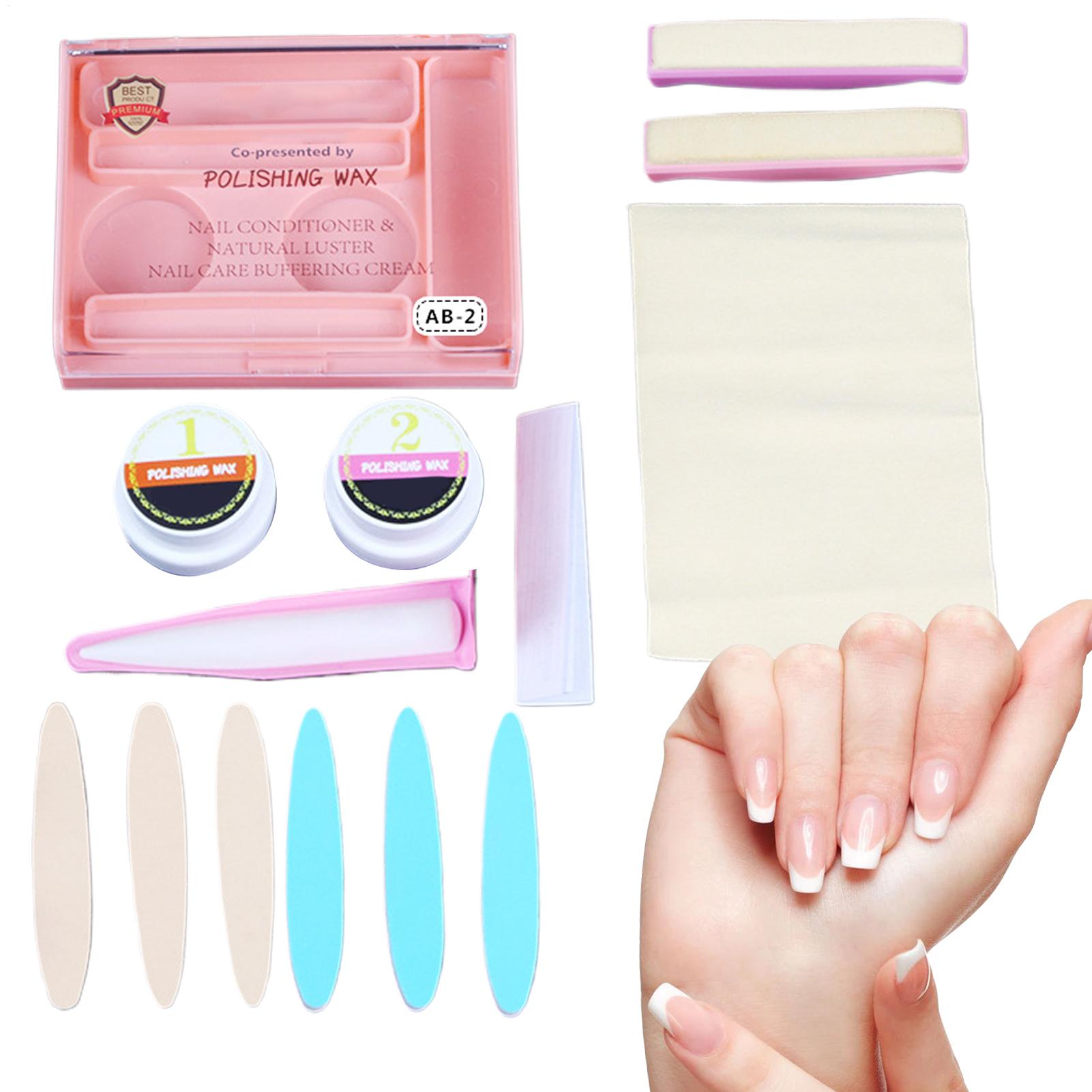 Sanding Stick Set - Nagelpolijstset met wax, verzorgende en versterkende