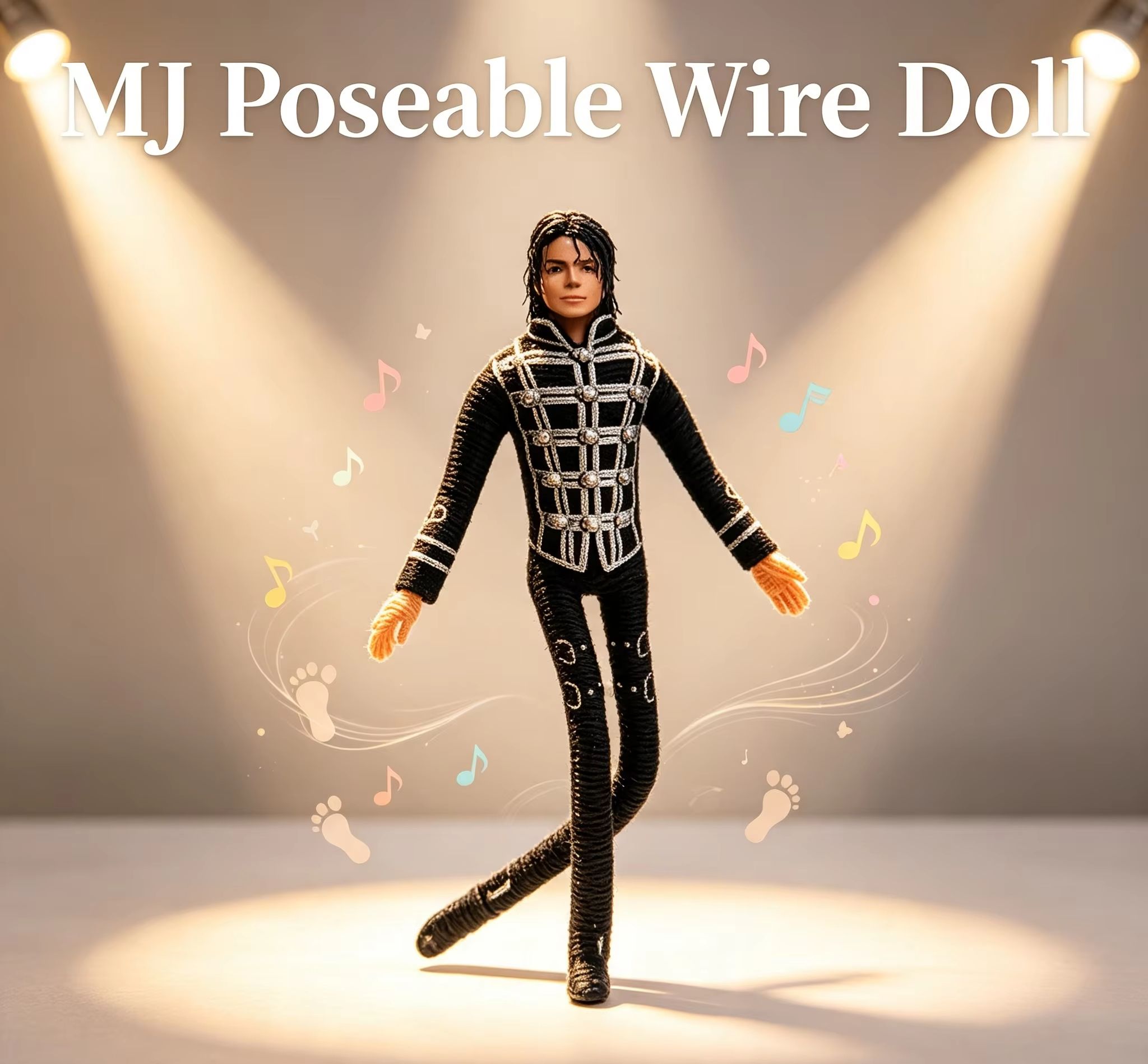 Model Kit Joints - Michael Jackson Beweegbare Joint Pluche Gevulde