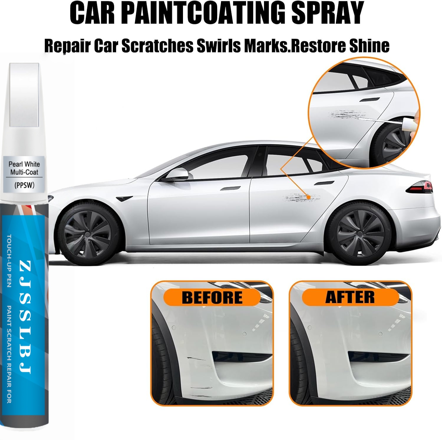 Model Kit Paint Remover - Autolak herstelset voor Tesla Model Y/3/S/X,