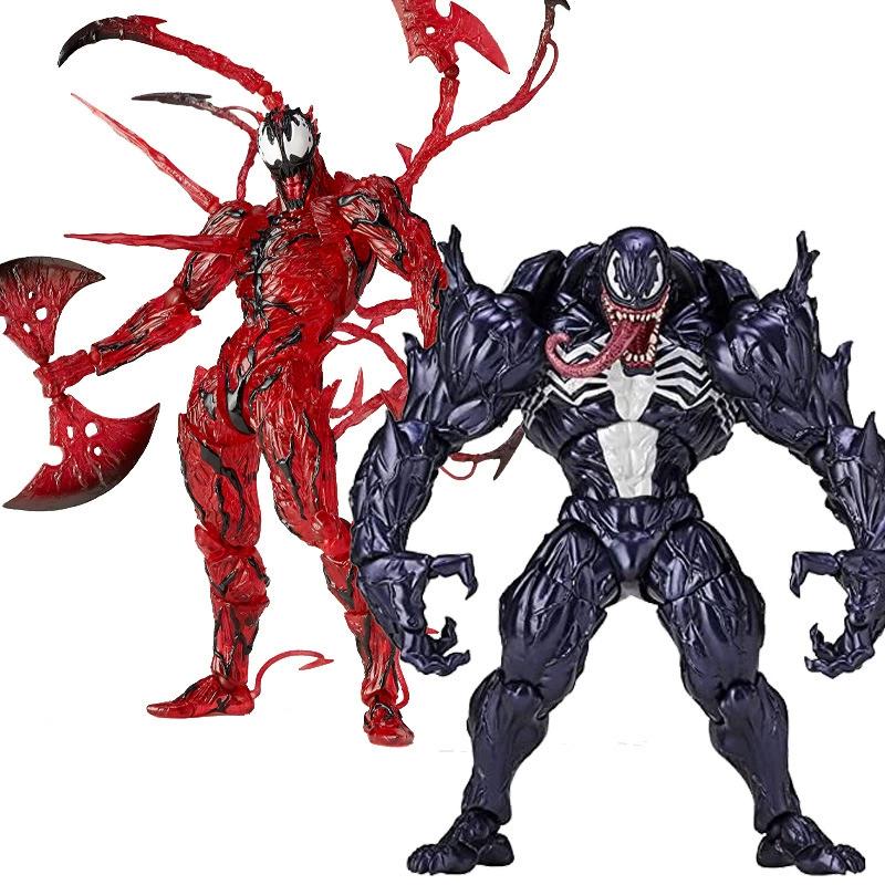 Model Kit Spiderman - 16CM Venom Carnage Anime Pop Actionfiguur