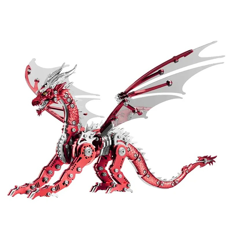 Model Kit Dragon - 3D Dragon Metal Puzzle Volwassen Editie
