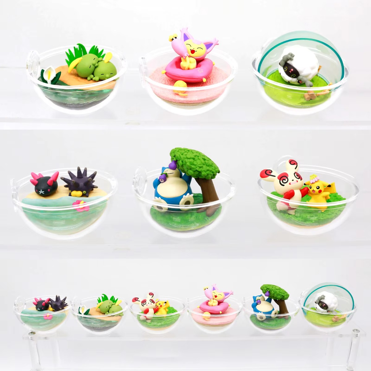 Model Kit Pokemon - Pokemon Terrarium Happy Play Miniatuur Scène