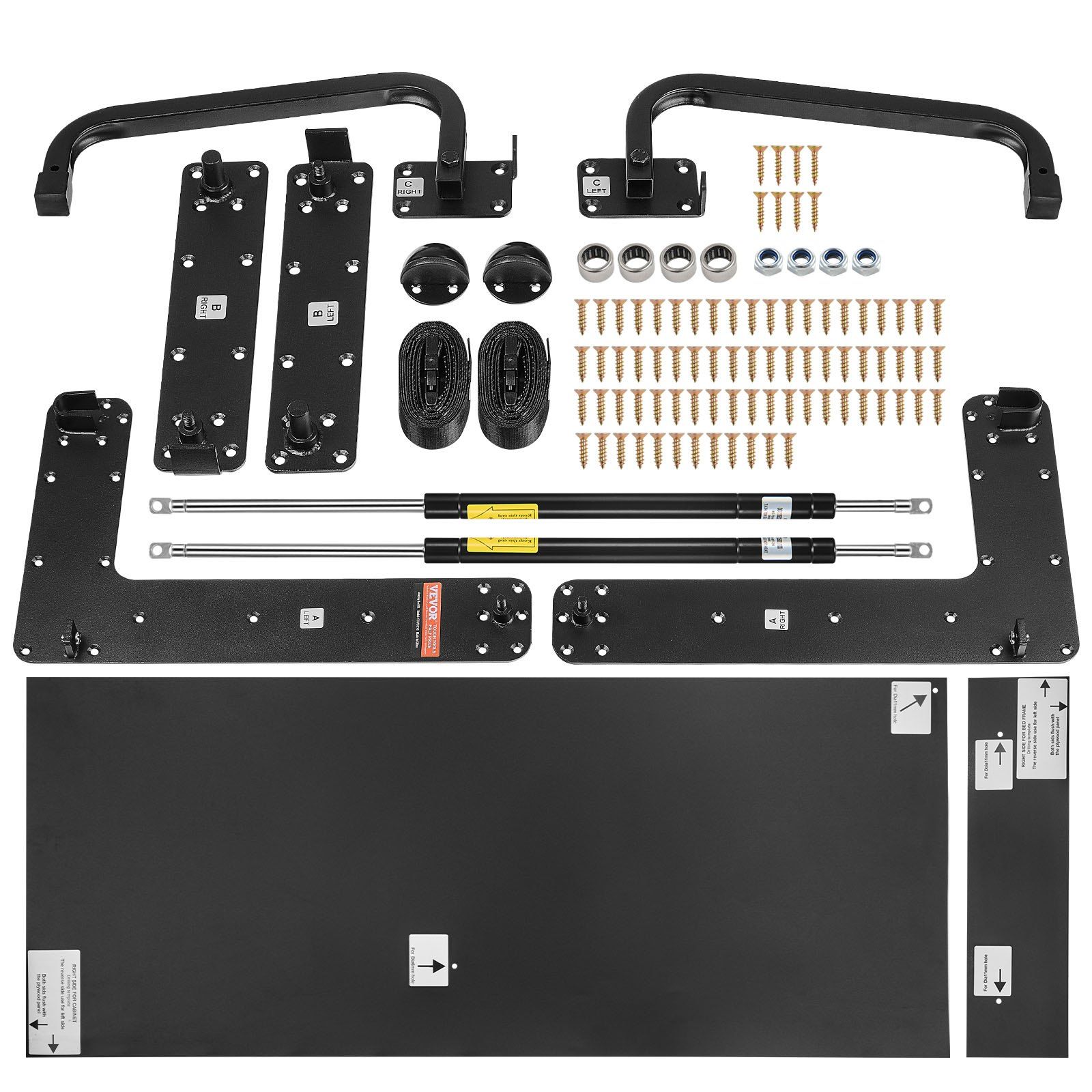 Model Kit Wall E - Twin Murphy Bed Kit Zijdelings Opklapbaar