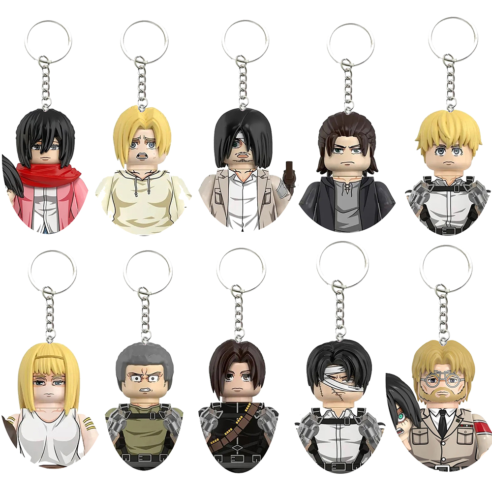 Model Kit Titanic - Nieuwe Attack on Titan Minifiguur Sleutelhanger