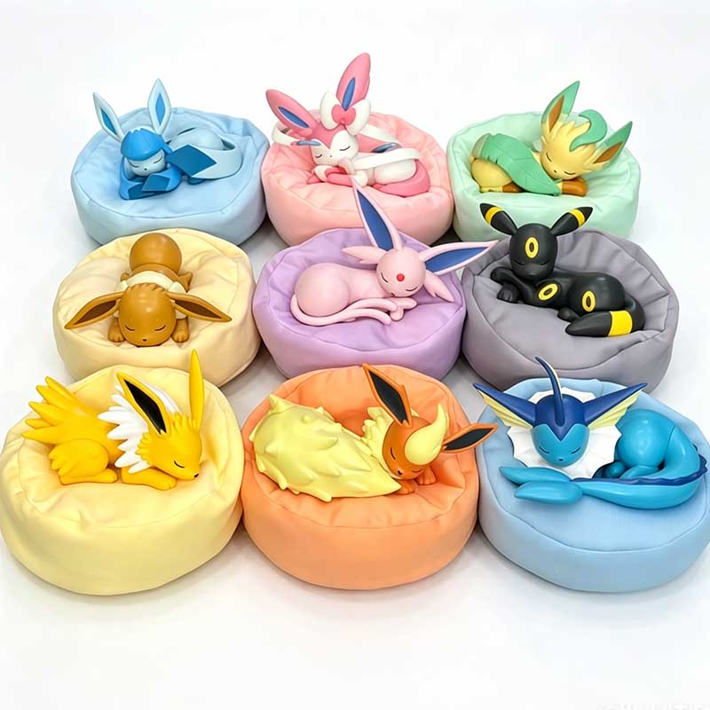 9 stks Anime Pokémon Eevee Fig - Model Kit Pokemon recensie en prijs