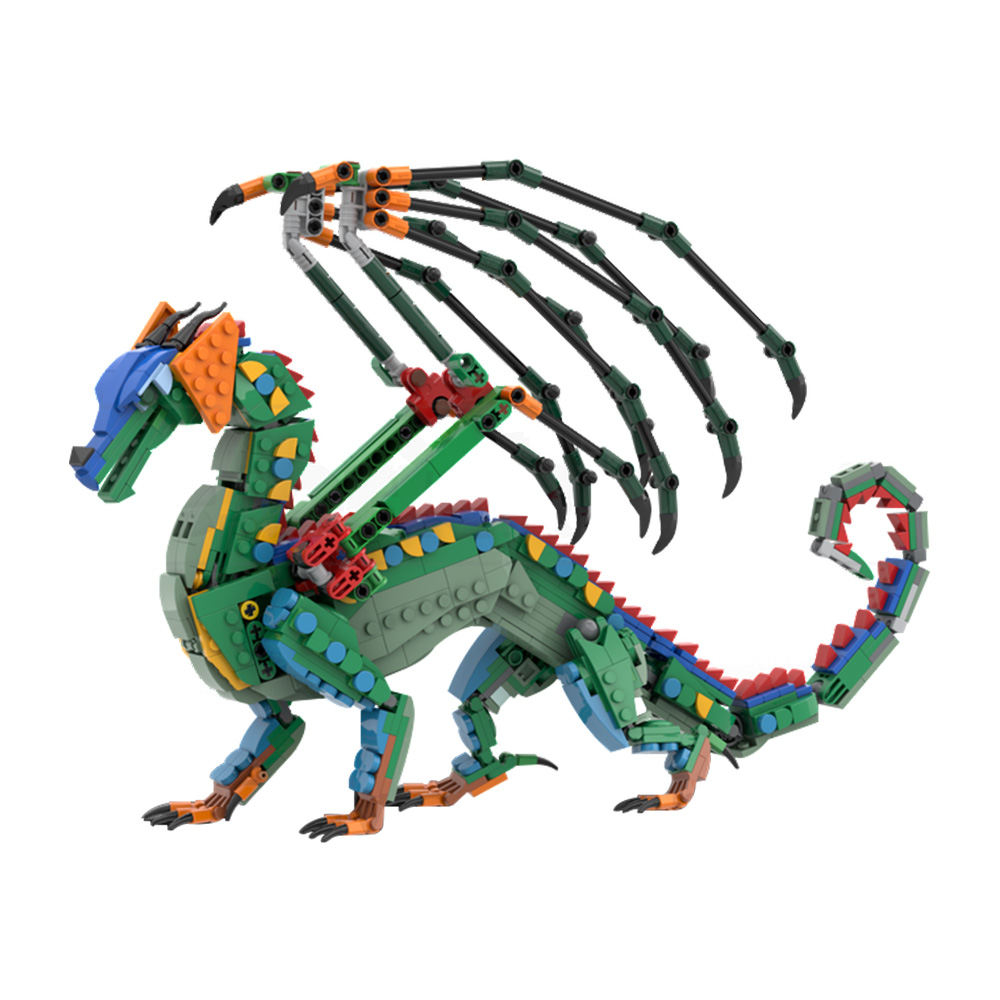 MOC RainWing Bouwstenen Model  - Model Kit Dragon recensie en prijs