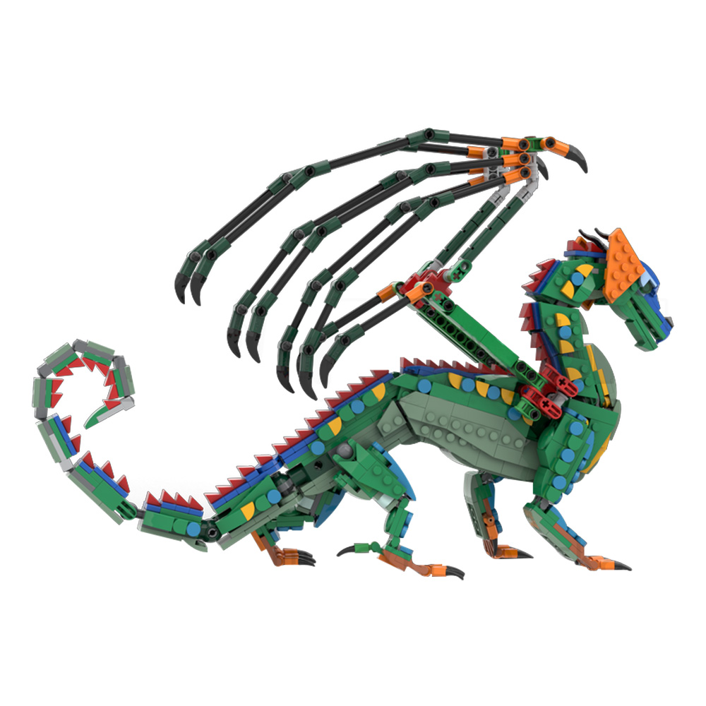 MOC RainWing Bouwstenen Model  - Model Kit Dragon recensie en prijs
