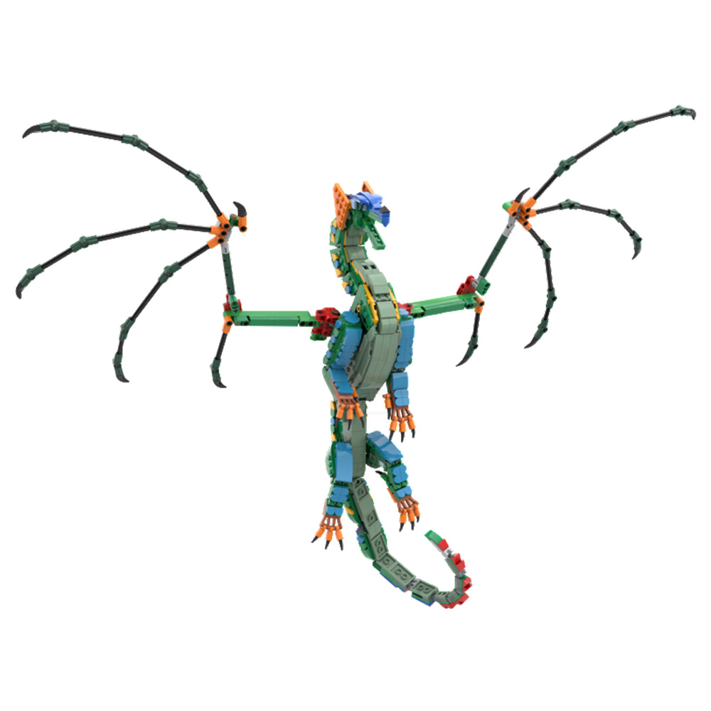 MOC RainWing Bouwstenen Model  - Model Kit Dragon recensie en prijs