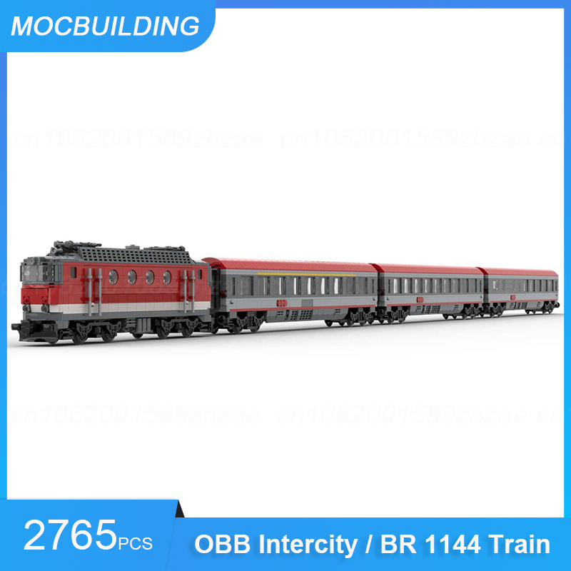 MOC Bouwstenen OBB Intercity/B - Model Kit Train recensie en prijs