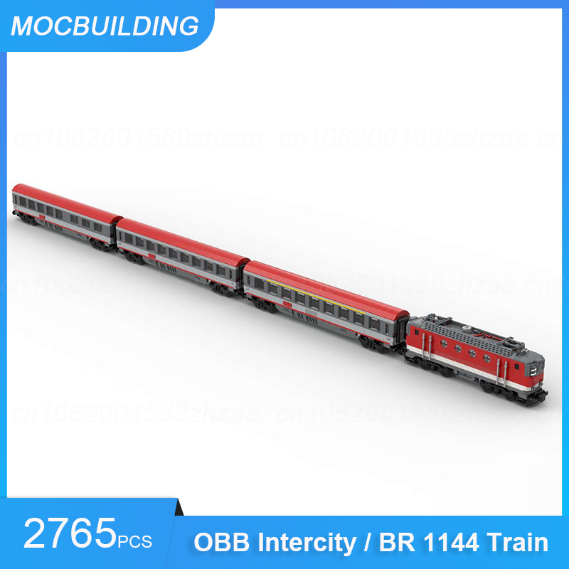 MOC Bouwstenen OBB Intercity/B - Model Kit Train recensie en prijs