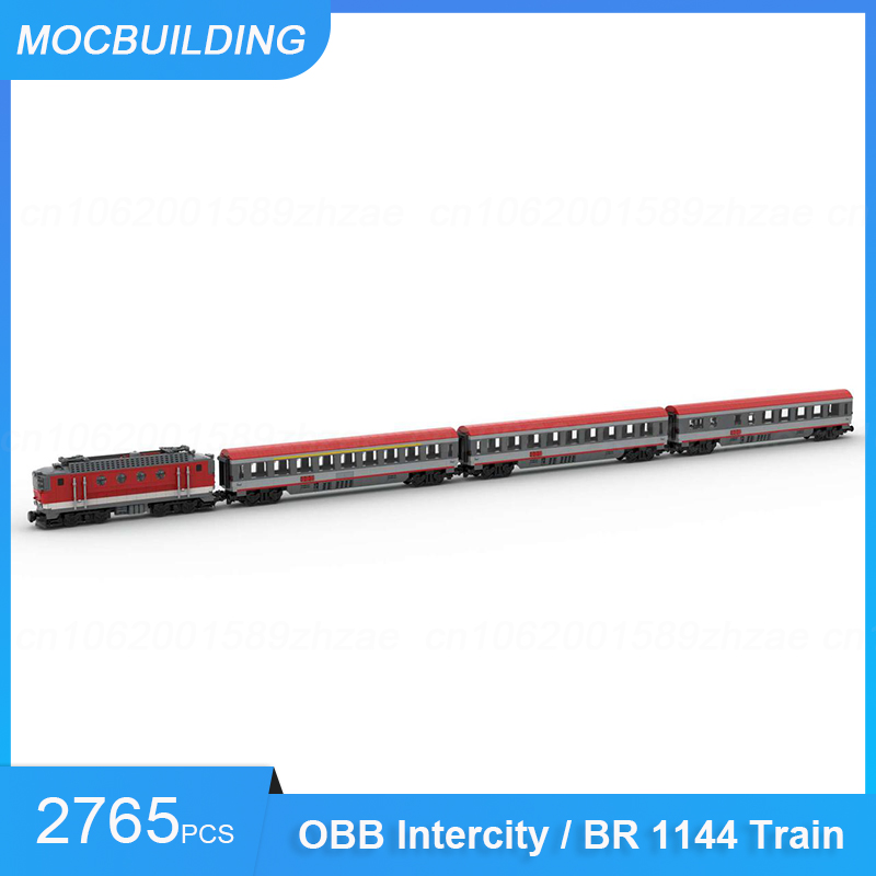 MOC Bouwstenen OBB Intercity/B - Model Kit Train recensie en prijs
