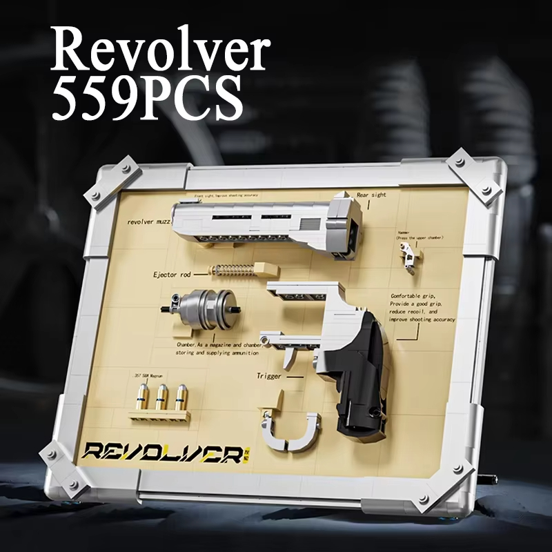 Mechanische revolvermodel bouw - Model Kit Revolver recensie en prijs