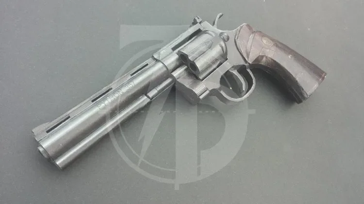 1:1 Revolver Python Gun 3D-pap - Model Kit Revolver recensie en prijs