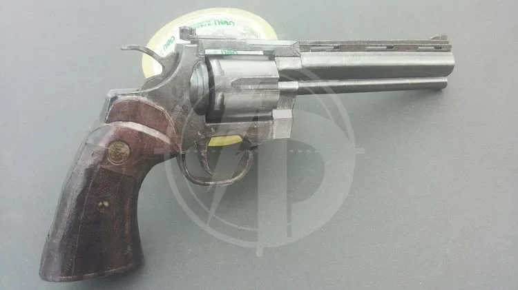 1:1 Revolver Python Gun 3D-pap - Model Kit Revolver recensie en prijs