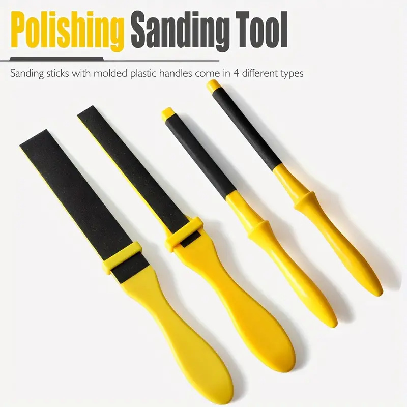 4-delige schuurstokkenset met  - Sanding Stick Set recensie en prijs