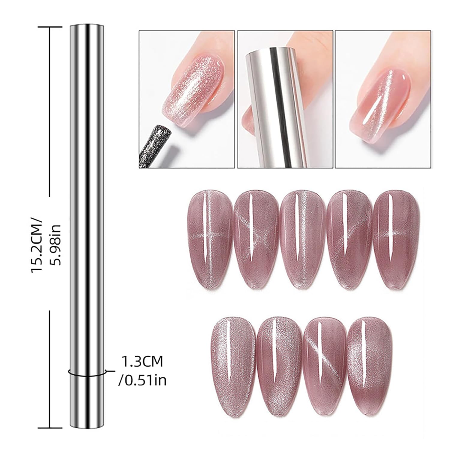 10 stuks Cat Eye magneetset na - Sanding Stick Set recensie en prijs