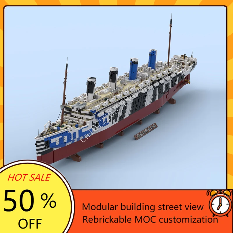 10615PCS MOC HMT Olympus Titan - Model Kit Titanic recensie en prijs