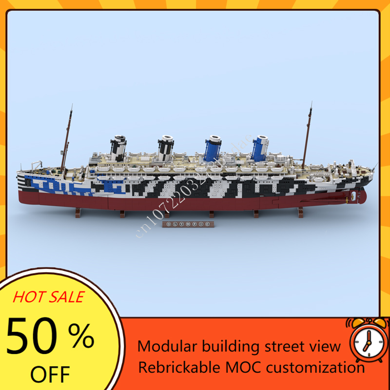 10615PCS MOC HMT Olympus Titan - Model Kit Titanic recensie en prijs