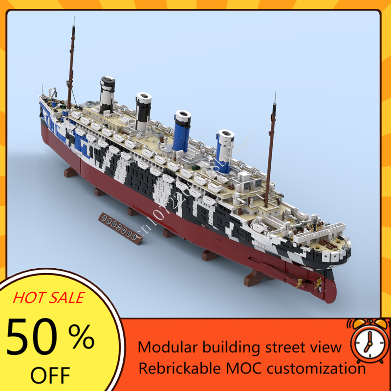 10615PCS MOC HMT Olympus Titan - Model Kit Titanic recensie en prijs