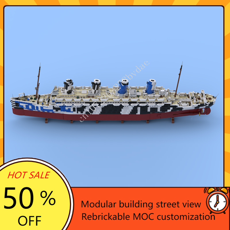 10615PCS MOC HMT Olympus Titan - Model Kit Titanic recensie en prijs