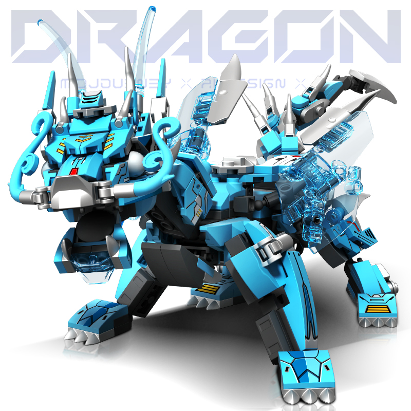 2-in-1 transformeerbare Mecha  - Model Kit Dragon recensie en prijs
