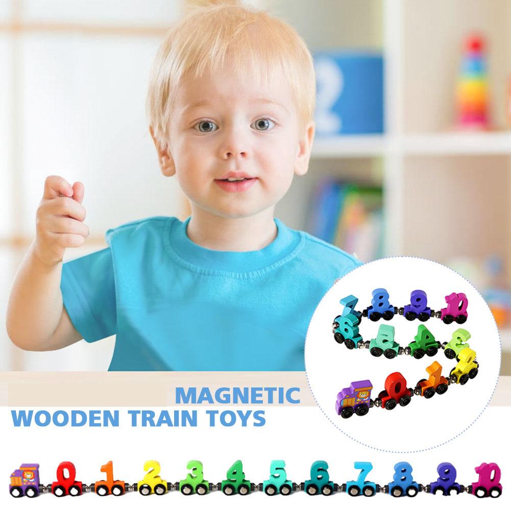 Houten magnetische nummertrein - Model Kit Train recensie en prijs