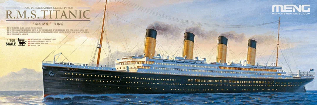 PS-008 MENG Titanic Cruise, kl - Model Kit Titanic recensie en prijs