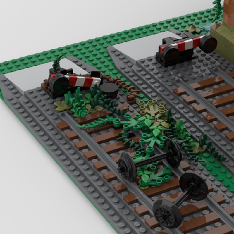 MOC Ongedragen Treinschuur Arc - Model Kit Train recensie en prijs