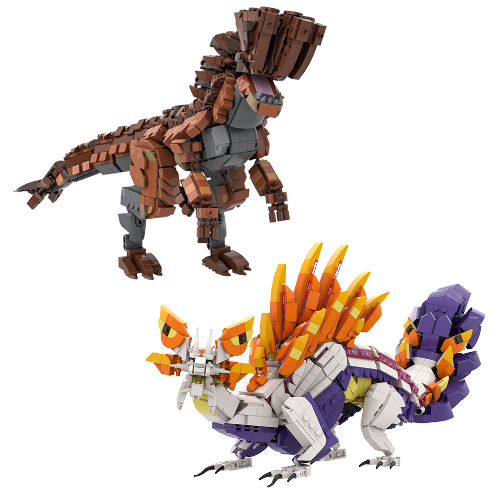 MOC Populaire Games Monster Hu - Model Kit Dragon recensie en prijs